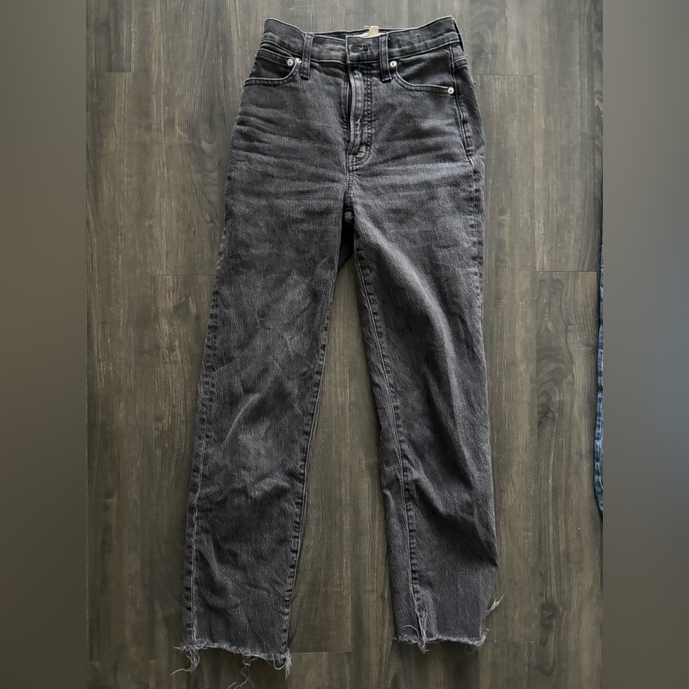 Madewell Perfect Vintage Straight Jean Black